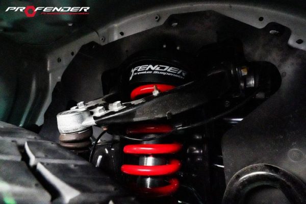 Profender โช้คอัพ Monotube สปริงสีแดง