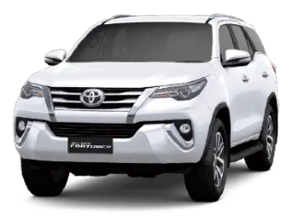 fortuner สีขาว