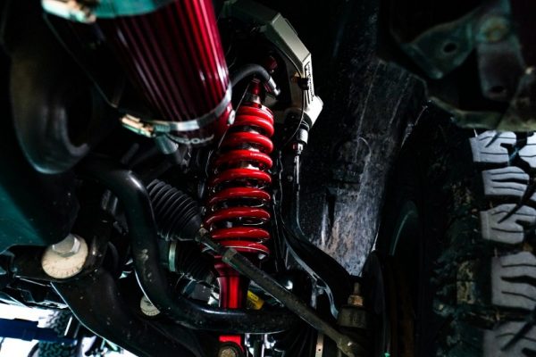 โช๊คอัพprofenderรถกระบะ สปริงสีแดง