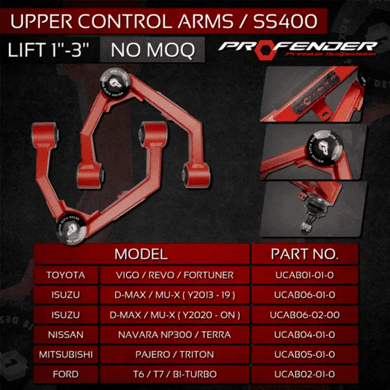 Upper control arms