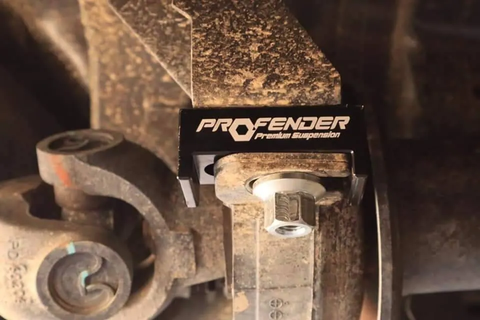 ติดตั้งดรอปเพลากลางของ Profender