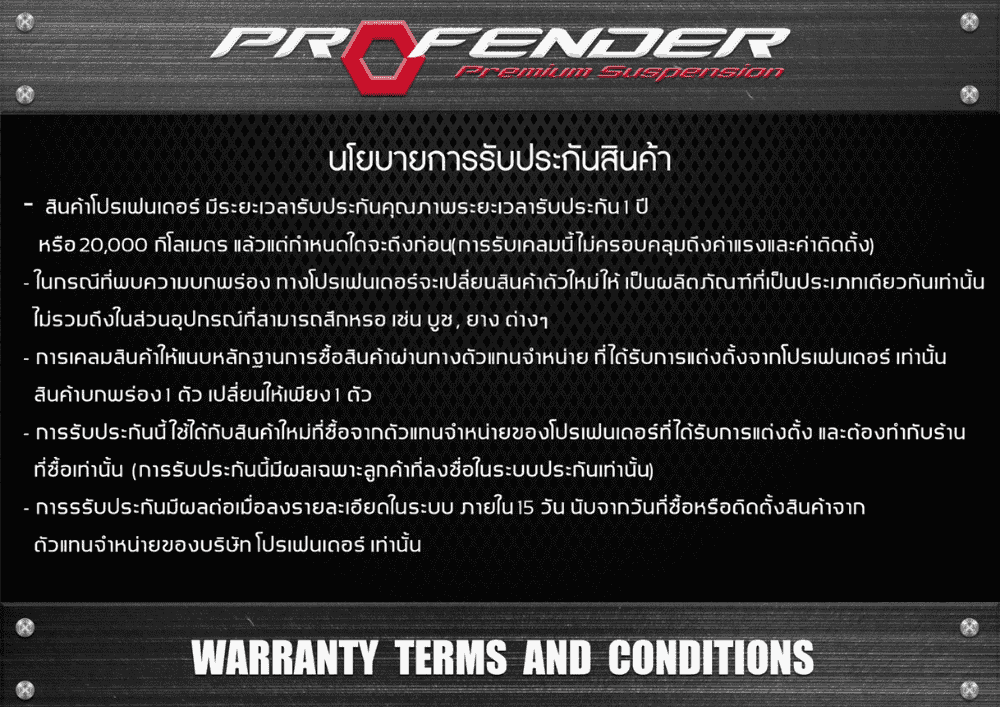 นโยบายการรับประกันสินค้า