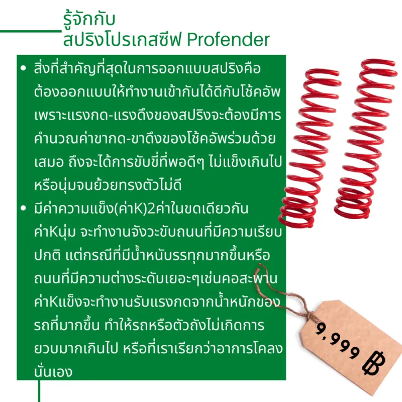 รู็จักกับสปริงโปรเกสซีฟ Profender