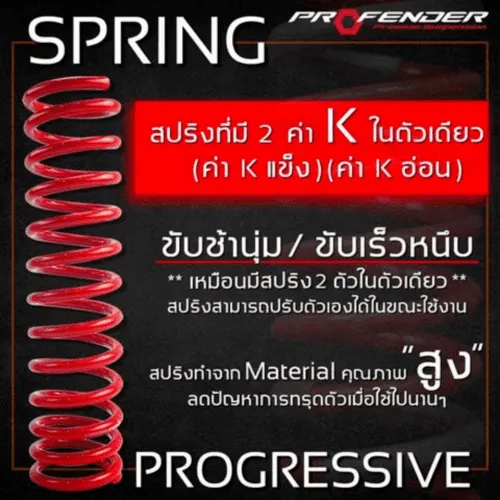 สปริงมี 2 ค่า Kในตัวเดียว