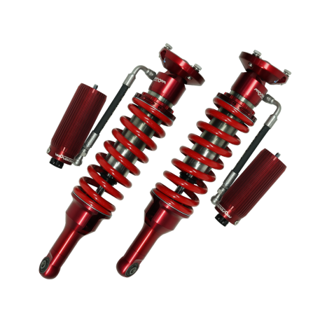 โช๊คอัพ สีแดงยี่ห้อ Profender รุ่น OE 2.0 มาพร้อมซับแทงก์