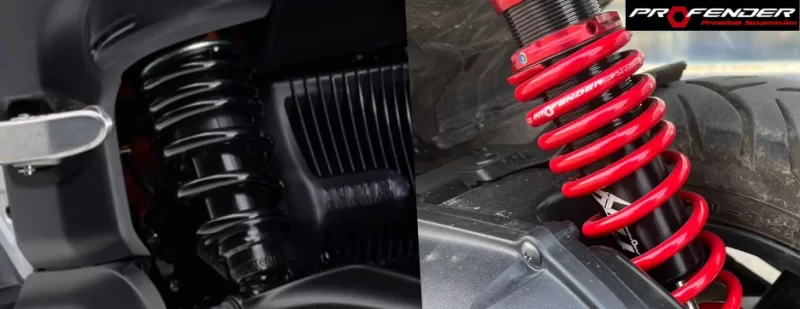 Profender เปรียบเทียบโช๊คเดิมกับโช๊คแต่ง