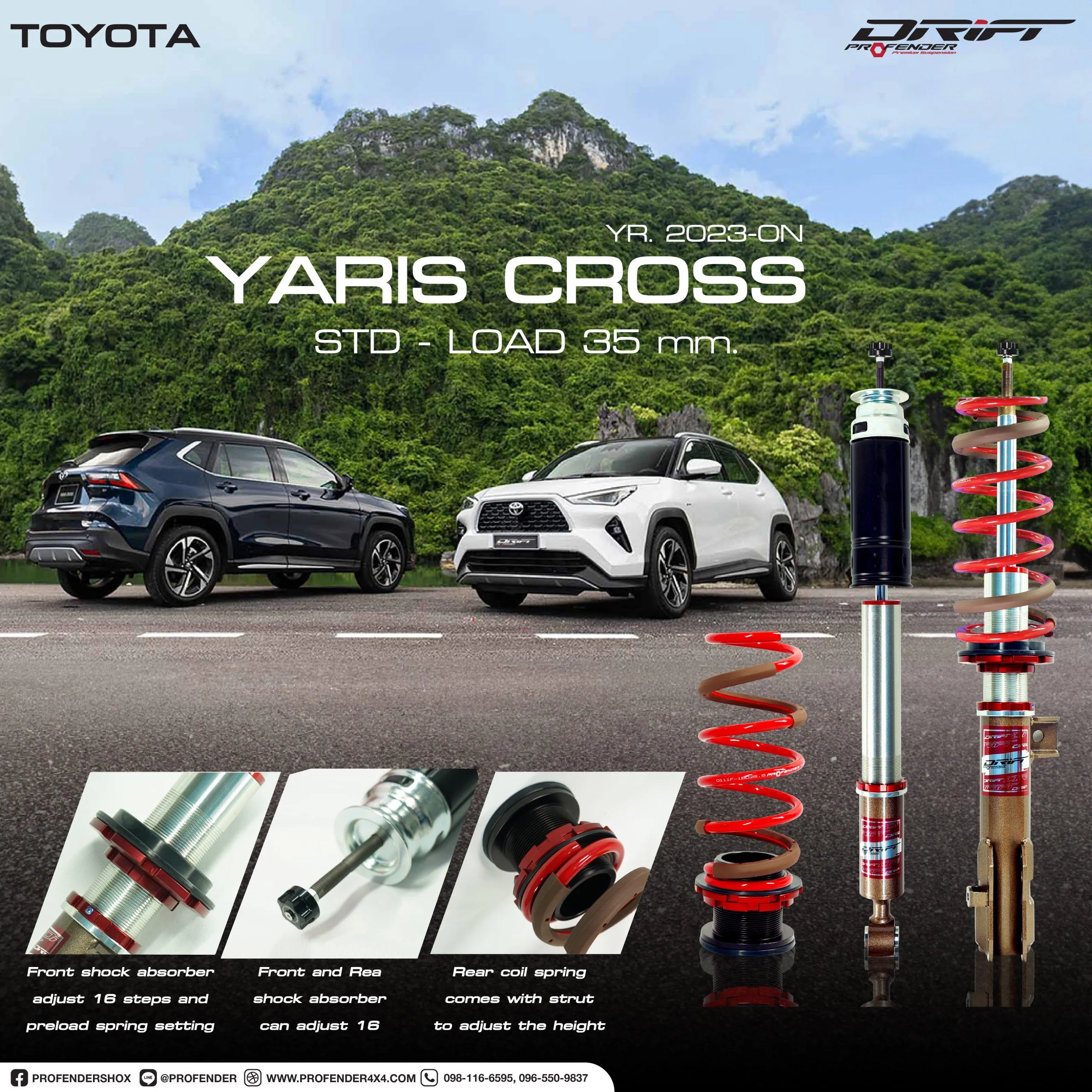 DRIFT SERIES TOYOTA YARIS CROSS (Y2023-ON)